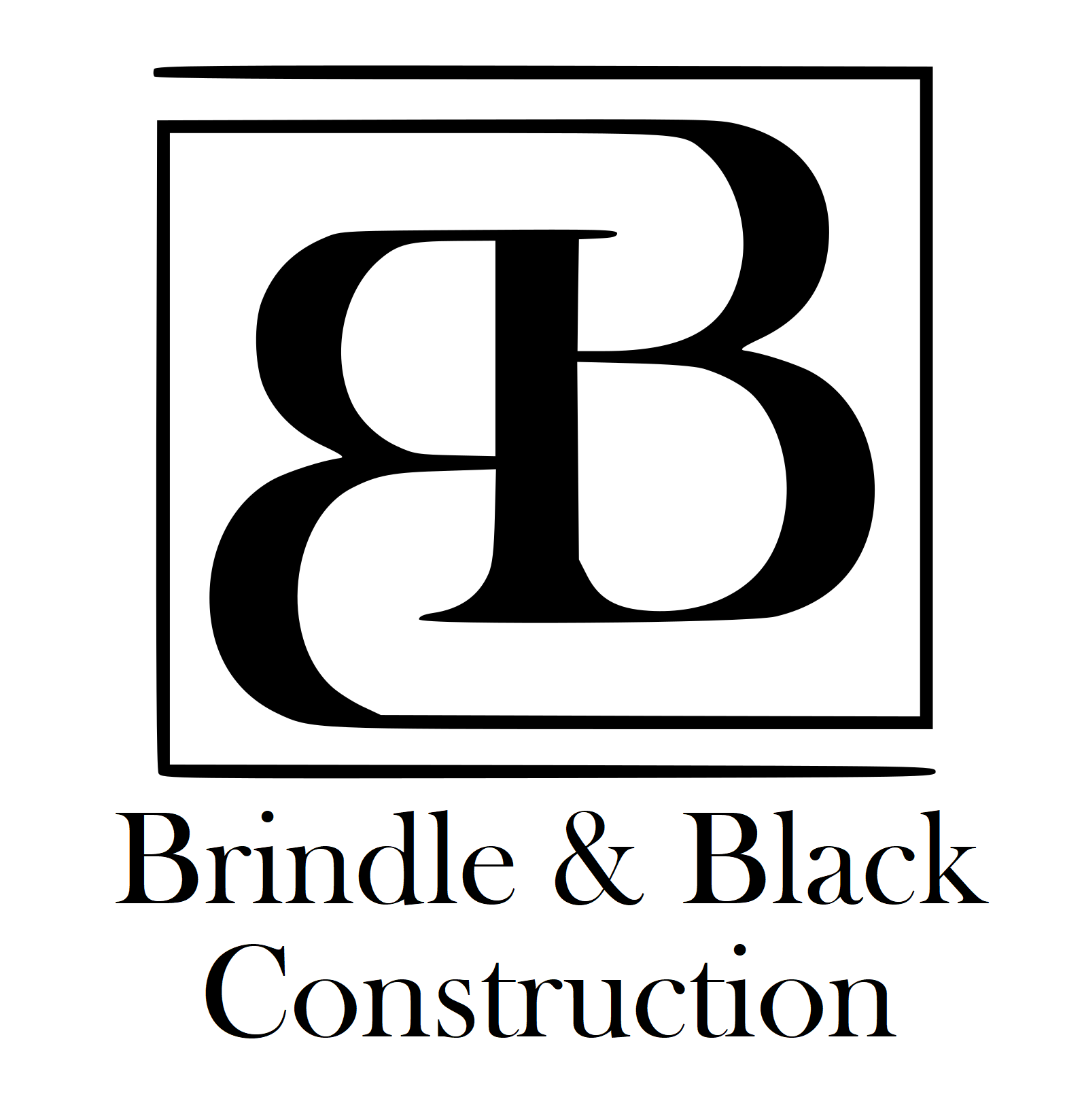 Brindle and Black Construction Logo